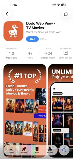 Step 1: Install DODO Web View from App Store