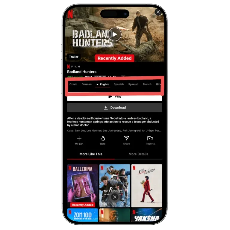 Movies & TV Shows Section